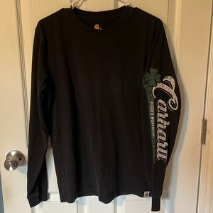 Mens long sleeve carhartt tshirt Guinness line